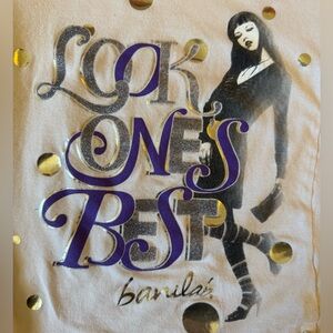 Y2k Glam Asymmetrical Look Ones Best beauty Glitter Shirt